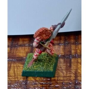 Vintage 1984 Warhammer Citadel Metal Miniature‎ Wardancer Greatsword Painted GW